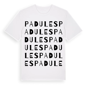 Padules ordlek t-shirt – ekologisk bomull t-shirt från Pinshirt