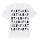 Partaloa ordlek t-shirt
