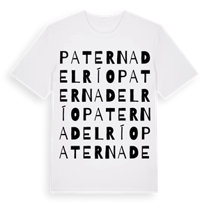 Paterna del Río ordlek t-shirt – ekologisk bomull t-shirt från Pinshirt