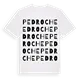 Pedroche ordlek t-shirt