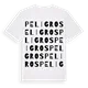Peligros ordlek t-shirt