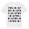 Posadas ordlek t-shirt