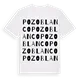 Pozoblanco ordlek t-shirt