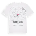 Puente Genil karta t-shirt