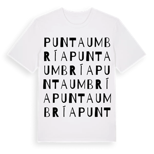 Punta Umbría ordlek t-shirt – ekologisk bomull t-shirt från Pinshirt