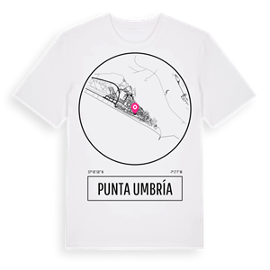 Punta Umbría t-shirt – ekologisk bomull t-shirt från Pinshirt