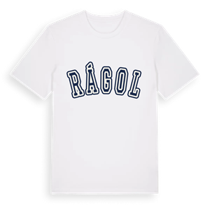 Rágol college t-shirt – ekologisk bomull t-shirt från Pinshirt