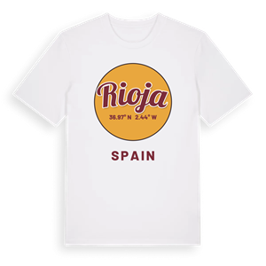 Rioja cirkel t-shirt – ekologisk bomull t-shirt från Pinshirt