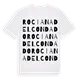 Rociana del Condado ordlek t-shirt