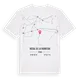 Rosal de la Frontera karta t-shirt
