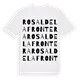 Rosal de la Frontera ordlek t-shirt