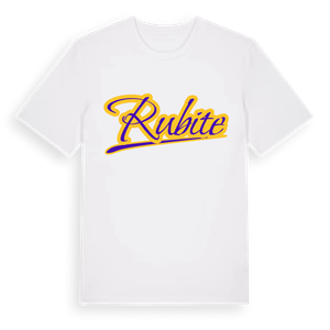 Rubite baseball t-shirt – ekologisk bomull t-shirt från Pinshirt