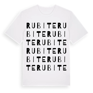 Rubite ordlek t-shirt – ekologisk bomull t-shirt från Pinshirt