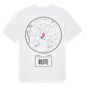 Rute t-shirt – ekologisk bomull t-shirt från Pinshirt