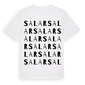 Salar ordlek t-shirt – ekologisk bomull t-shirt från Pinshirt