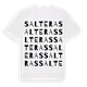 Salteras ordlek t-shirt