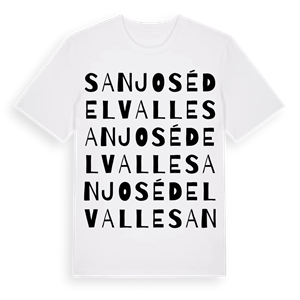 San José del Valle ordlek t-shirt – ekologisk bomull t-shirt från Pinshirt