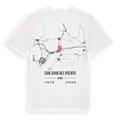 San Juan del Puerto karta t-shirt
