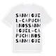 San Miguel - Capuchinos ordlek t-shirt