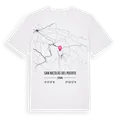 San Nicolás del Puerto karta t-shirt