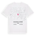 San Salvador y La Compañía karta t-shirt
