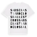 San Sebastián de los Ballesteros ordlek t-shirt