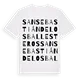 San Sebastián de los Ballesteros ordlek t-shirt
