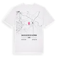 San Silvestre de Guzmán karta t-shirt