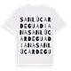 Sanlúcar de Guadiana ordlek t-shirt