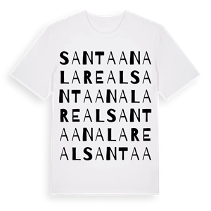 Santa Ana la Real ordlek t-shirt – ekologisk bomull t-shirt från Pinshirt