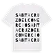 Santa Cruz del Comercio ordlek t-shirt