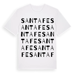 Santa Fe ordlek t-shirt – ekologisk bomull t-shirt från Pinshirt