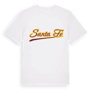 Santa Fe baseball t-shirt – ekologisk bomull t-shirt från Pinshirt
