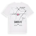 Santa Fe karta t-shirt