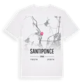 Santiponce karta t-shirt