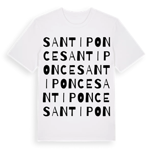 Santiponce ordlek t-shirt – ekologisk bomull t-shirt från Pinshirt