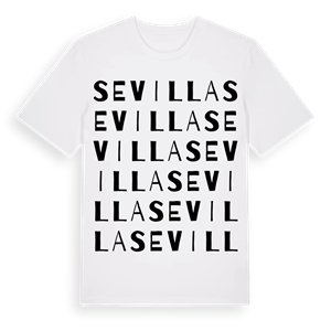 Sevilla ordlek t-shirt – ekologisk bomull t-shirt från Pinshirt