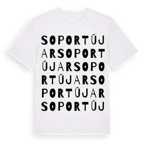 Soportújar ordlek t-shirt – ekologisk bomull t-shirt från Pinshirt