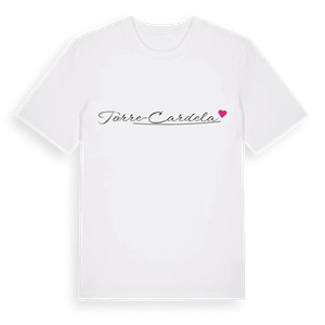 Torre-Cardela hjärta t-shirt – ekologisk bomull t-shirt från Pinshirt