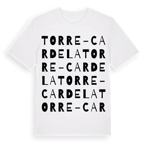 Torre-Cardela ordlek t-shirt – ekologisk bomull t-shirt från Pinshirt