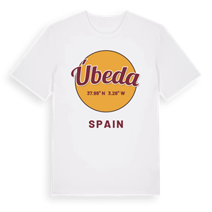 Úbeda cirkel t-shirt – ekologisk bomull t-shirt från Pinshirt
