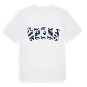 Úbeda college t-shirt – ekologisk bomull t-shirt från Pinshirt