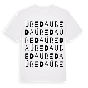 Úbeda ordlek t-shirt – ekologisk bomull t-shirt från Pinshirt