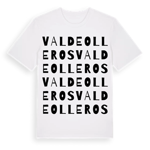 Valdeolleros ordlek t-shirt – ekologisk bomull t-shirt från Pinshirt