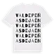Valdepeñas de Jaén ordlek t-shirt