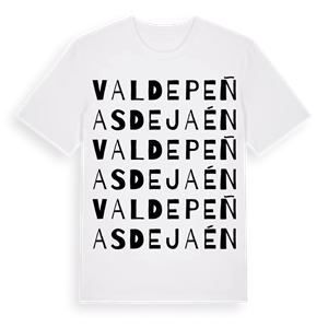 Valdepeñas de Jaén ordlek t-shirt – ekologisk bomull t-shirt från Pinshirt