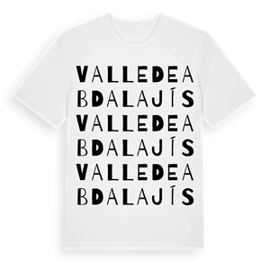 Valle de Abdalajís ordlek t-shirt – ekologisk bomull t-shirt från Pinshirt