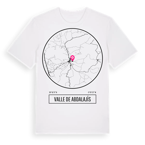 Valle de Abdalajís t-shirt – ekologisk bomull t-shirt från Pinshirt
