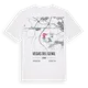 Vegas del Genil karta t-shirt