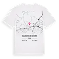 Villanueva de la Reina karta t-shirt